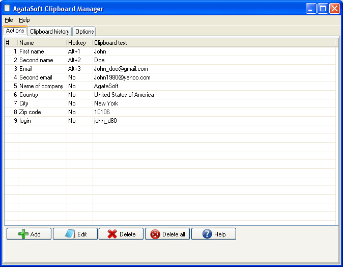AgataSoft Clipboard Manager 1.1 full